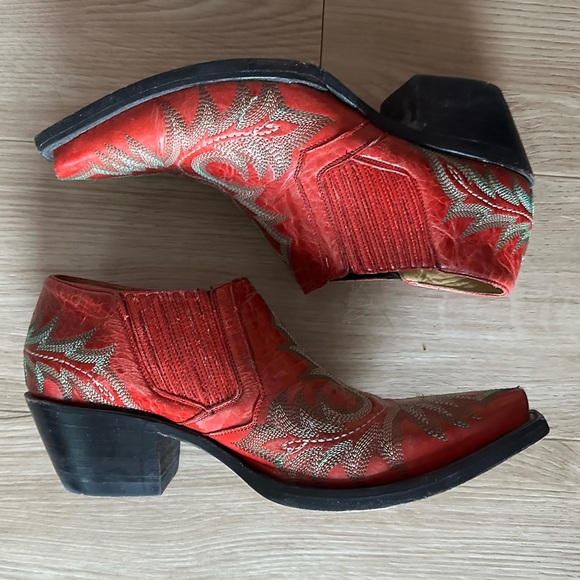 Corral Ankle Cowboy Boots - Picture 1 of 3